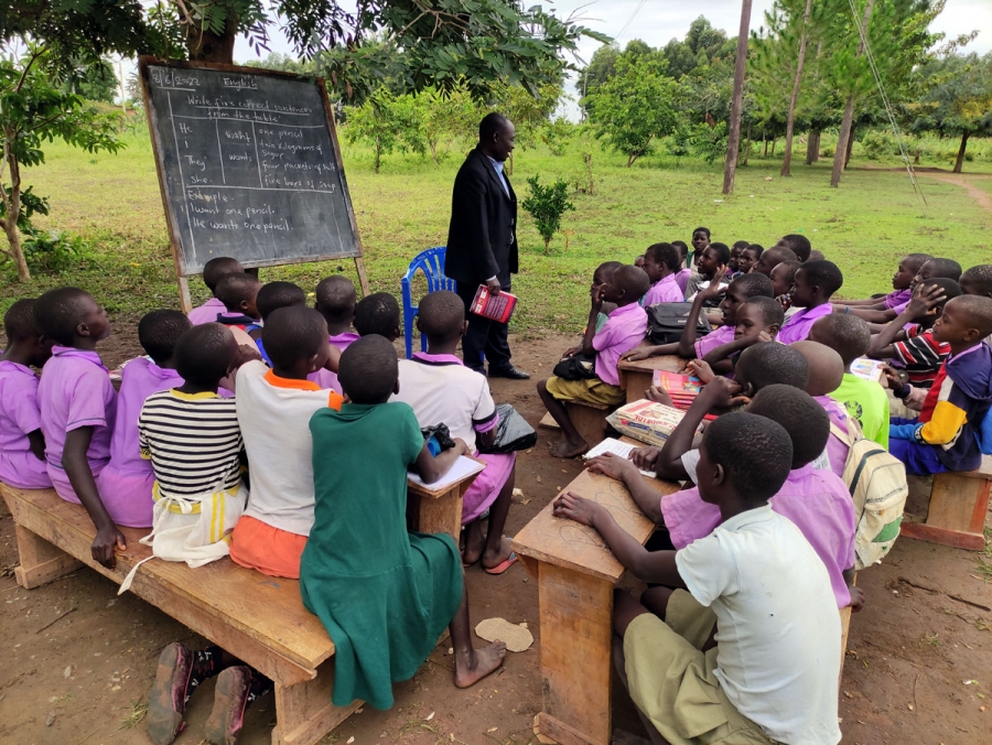 New toilets for 800 Busembatya children